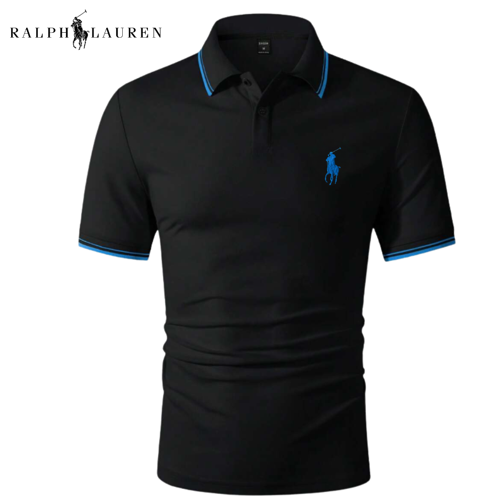 Striped Casual Polo Shirt